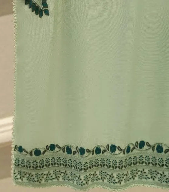 Agha Noor 3 Piece - Pure Embroidered Cotton Net Suit S114302