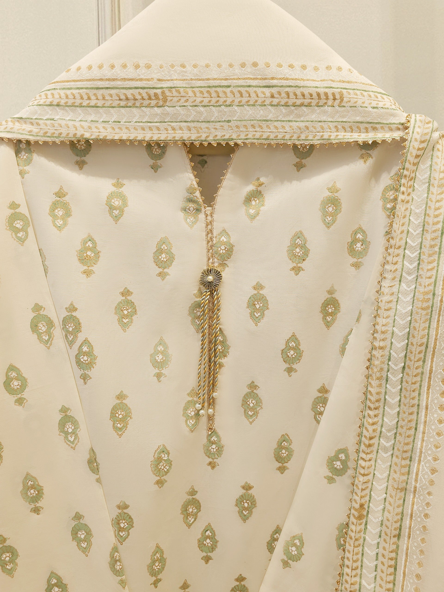 Agha Noor 3 Piece - Pure Cotton Hand Block Printed