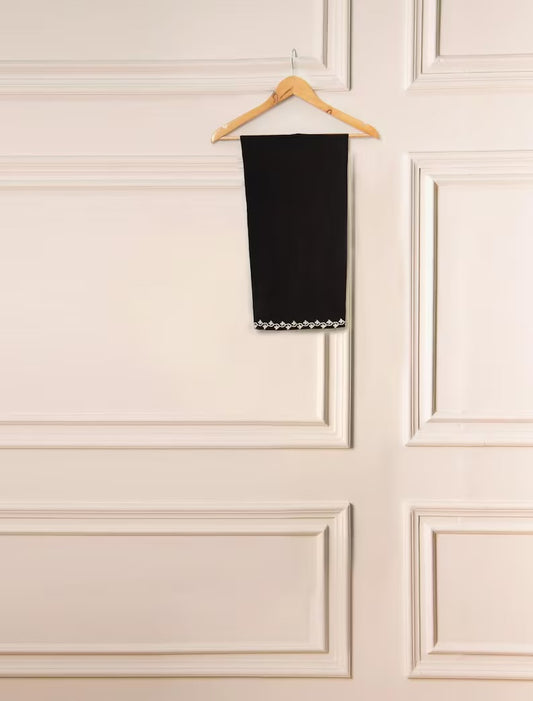 Agha Noor 3 Piece - Pure Organza Embroidered Dress