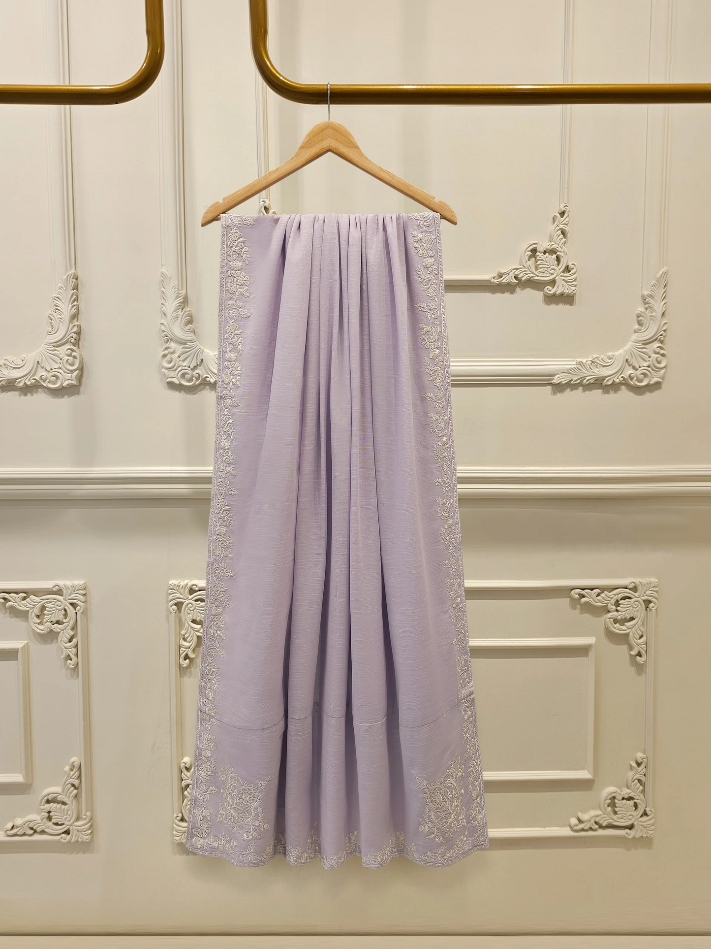 Agha Noor 3 Piece -Embroidered Khaddar Suit S112498