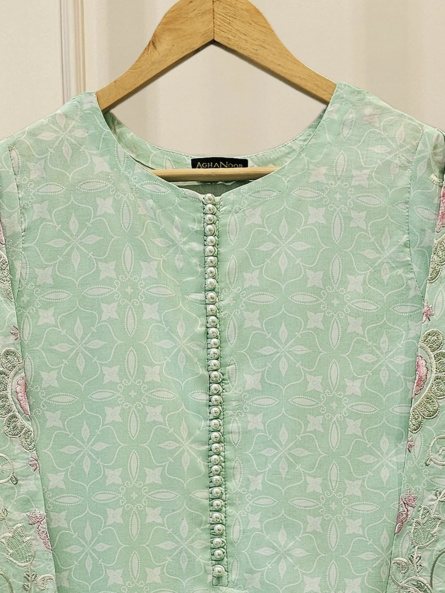 Agha Noor 2 Piece - Digital Printed Embroidered Lawn Suit S111642