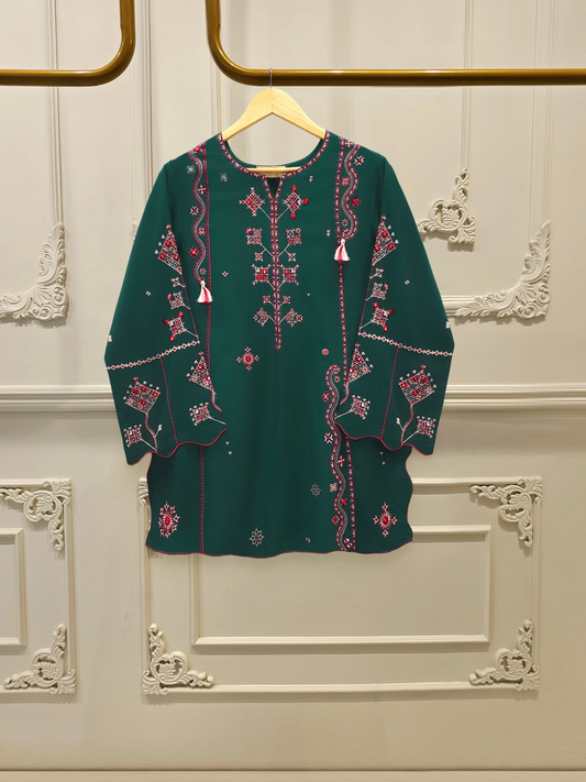 Agha Noor 2 Piece- Linen Embroidered WS00248