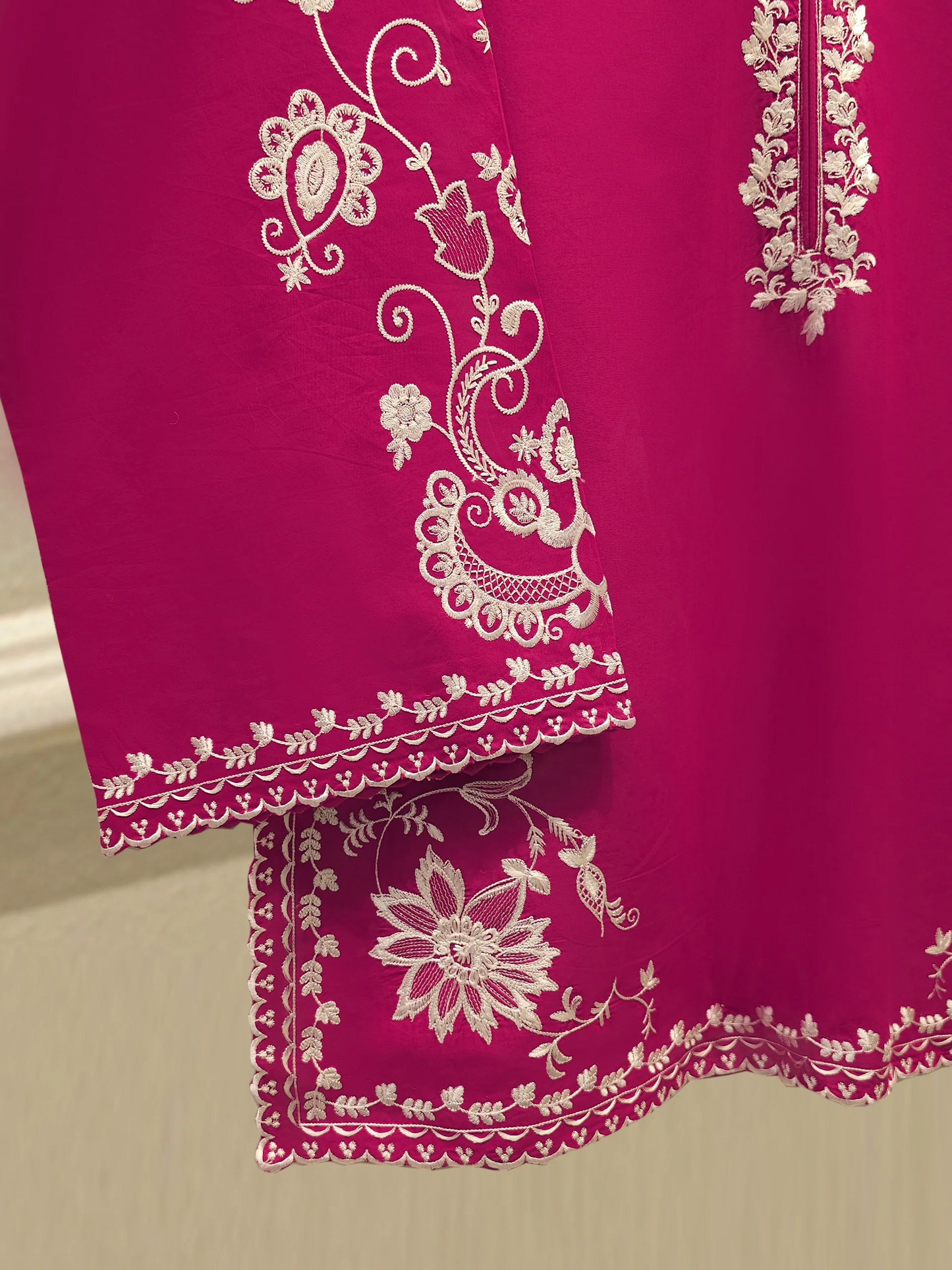 Agha Noor 2 Piece - Embroidered Cambic Suit S112255