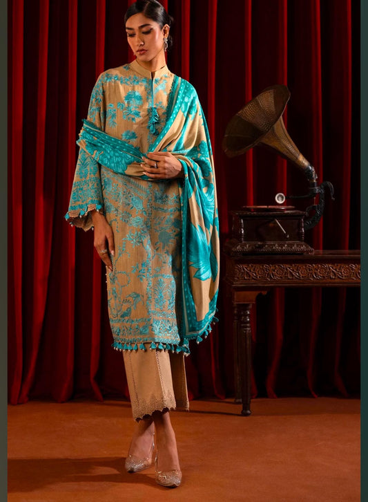 Sana Safinaz Original Muzlin'24 Collection Wear 3 Piece Khaddar