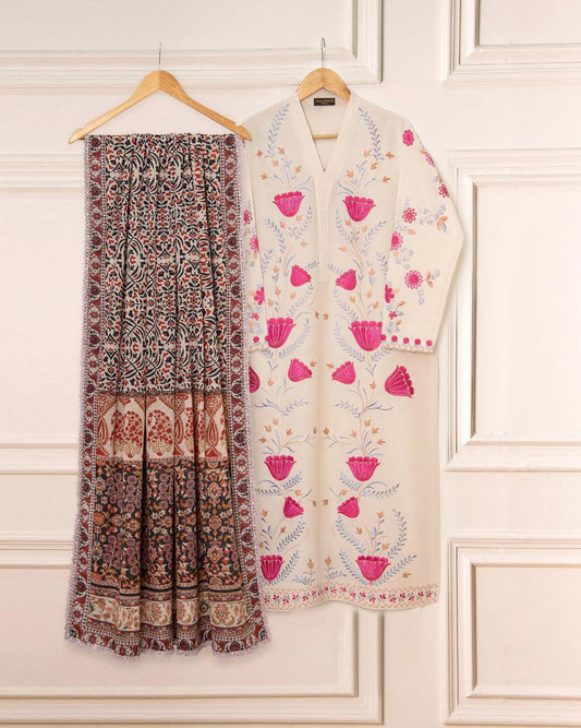 Agha Noor Lawn Embroidered Dress