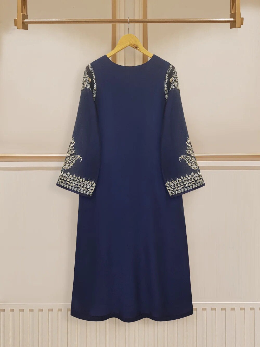 Agha Noor 3 Piece -Pure Cotton Net Embroidered