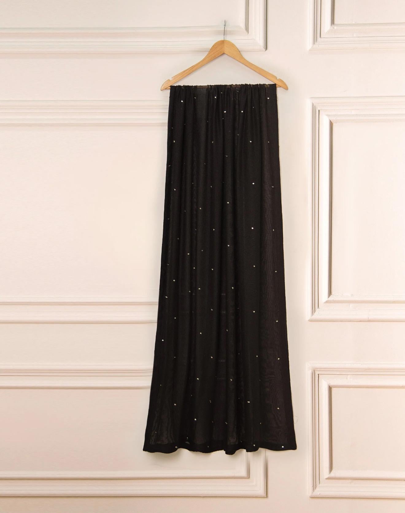 Agha Noor Cotton Net Embroidered Dress