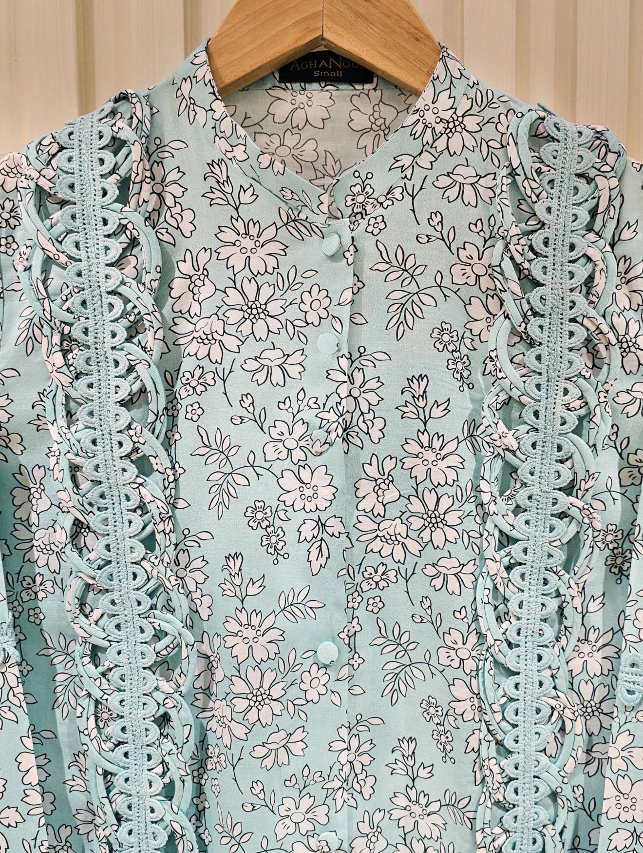Agha Noor Original 2 Piece Cambric Cotton