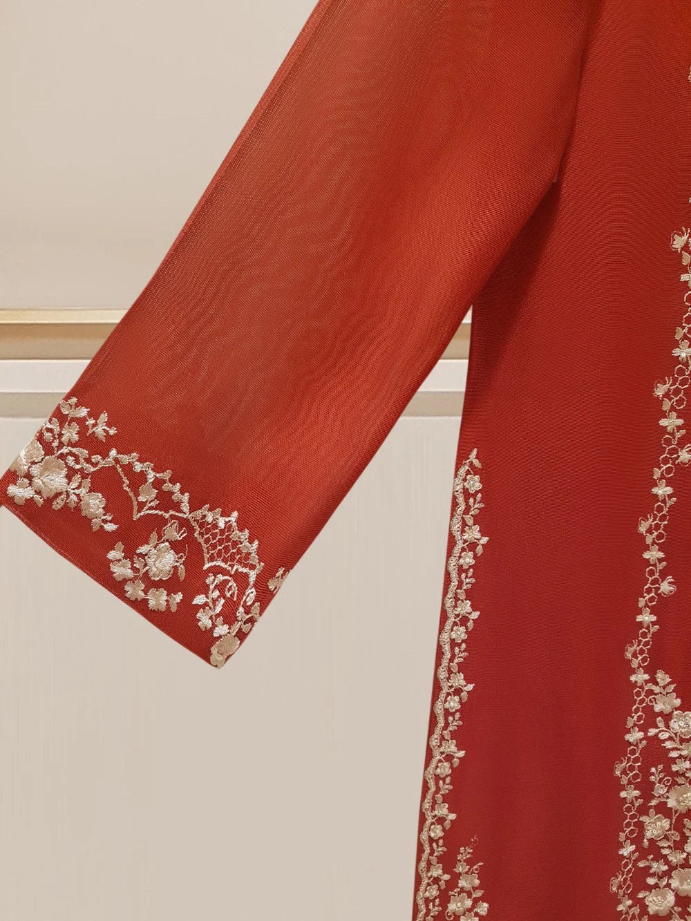 Agha Noor Original 3 Piece Pure Cotton Net Dress
