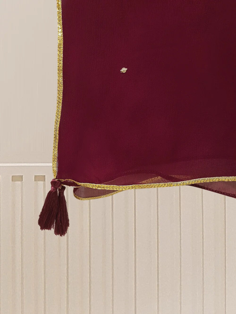 Agha Noor 2 Piece Chiffon Embroidered Dress