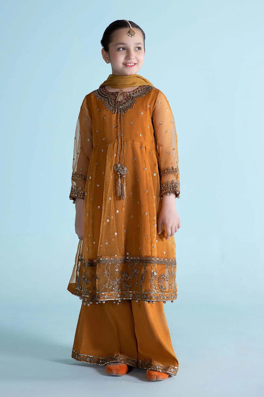 Maria B Kids Collection Embroidered Dress Ready To Wear