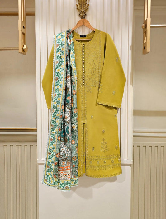 Agha Noor Lawn Embroidered Dress