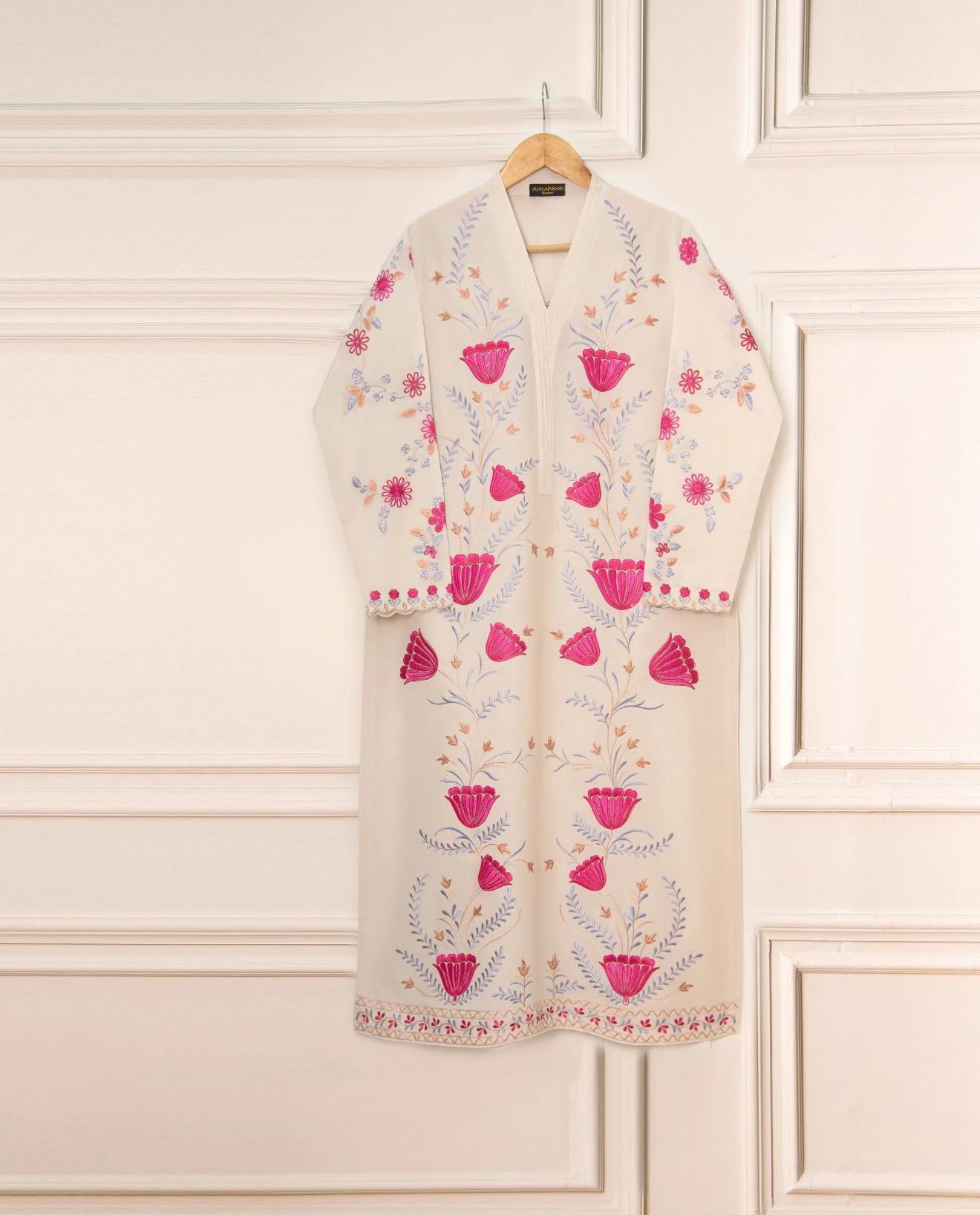 Agha Noor Lawn Embroidered Dress